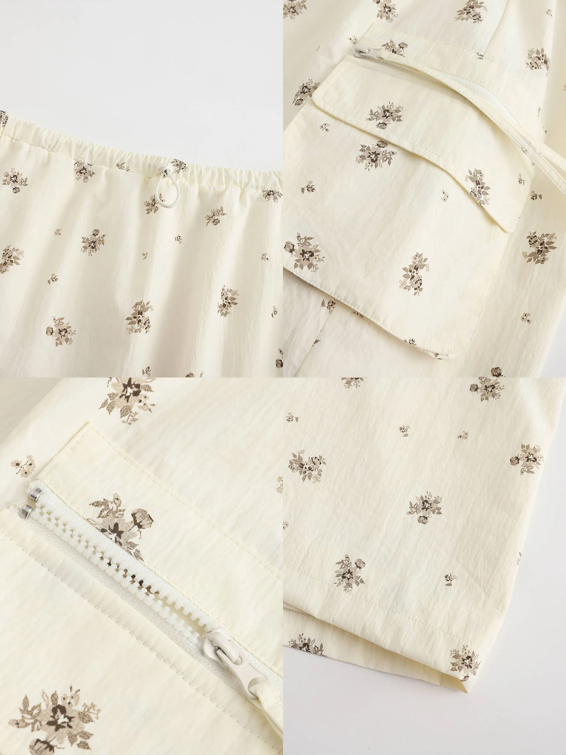 A-line Floral Skirt