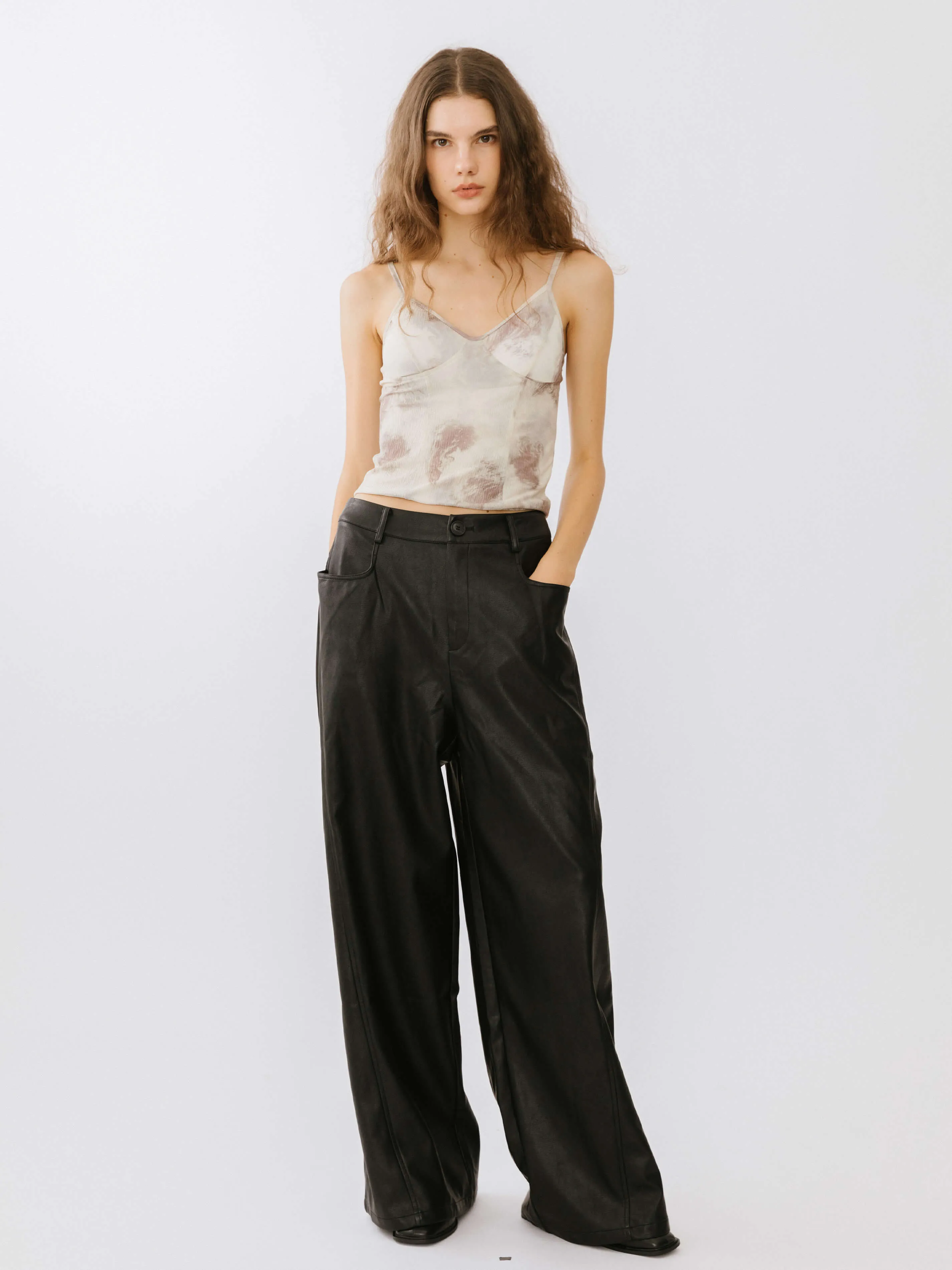 Baggy Wide Leg Trousers