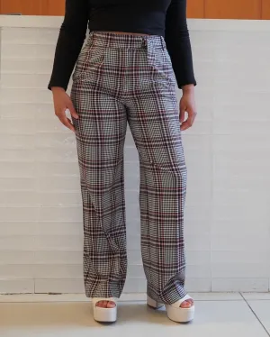 Belted Wide-Leg Trousers - S/M