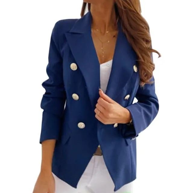 Blazers and Jackets Double Breasted Blazer Coat