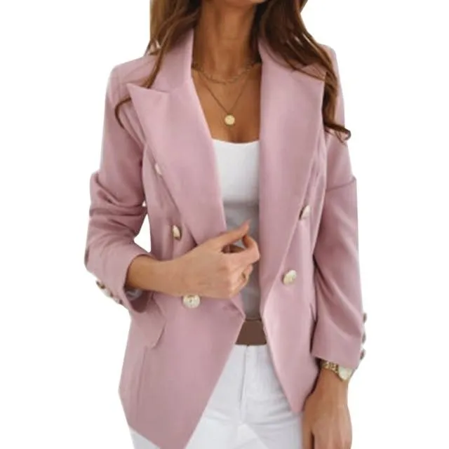 Blazers and Jackets Double Breasted Blazer Coat