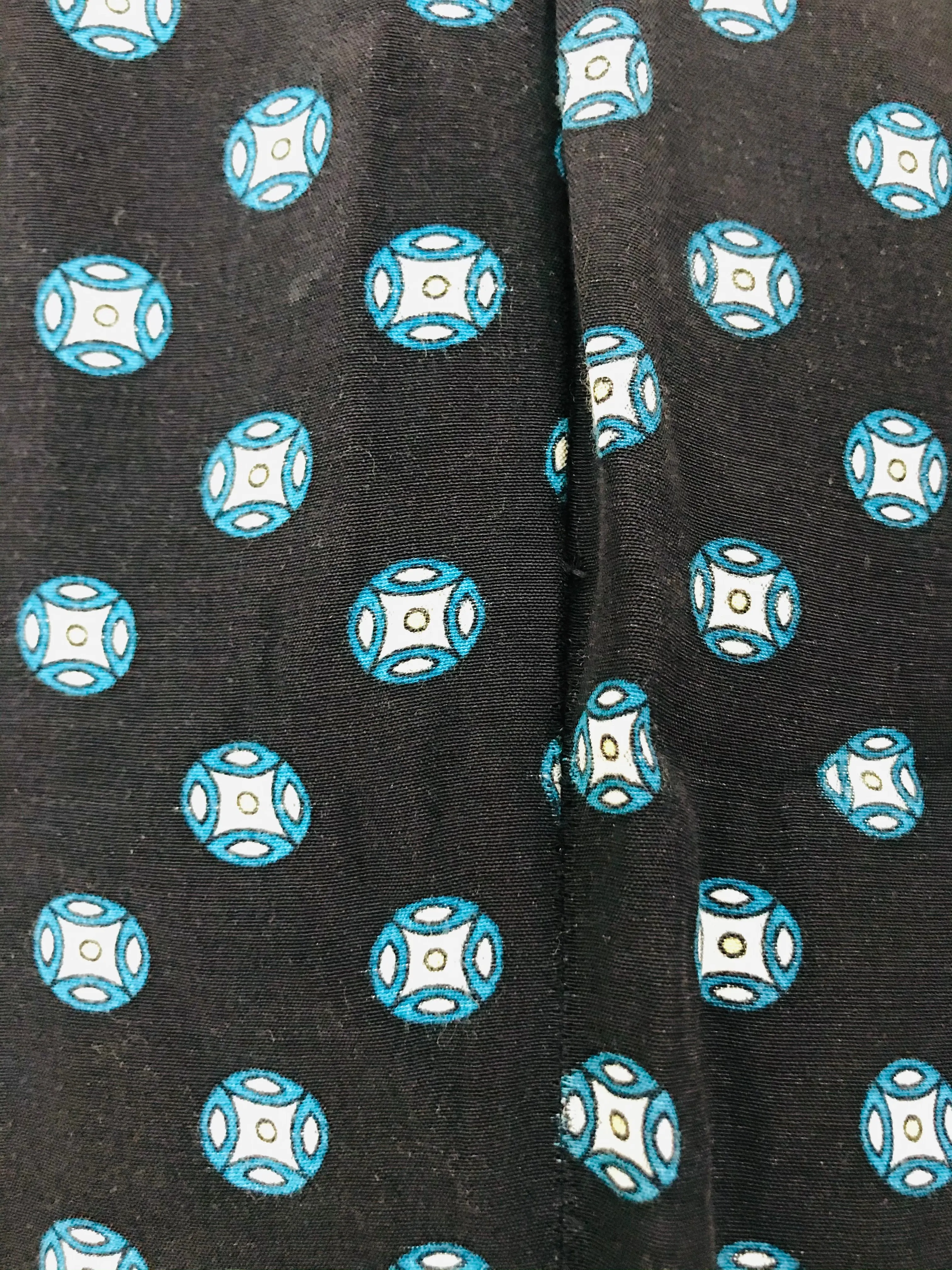 Hobbs Women's Patterned A-Line Skirt | UK10 | Blue