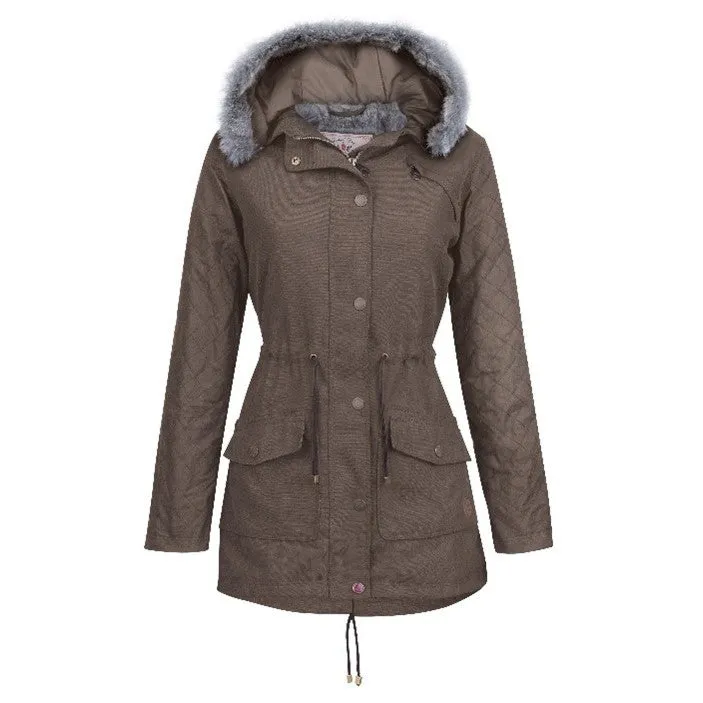 Jack Murphy Paloma Ladies Waterproof Jacket - Light Olive - Size 8