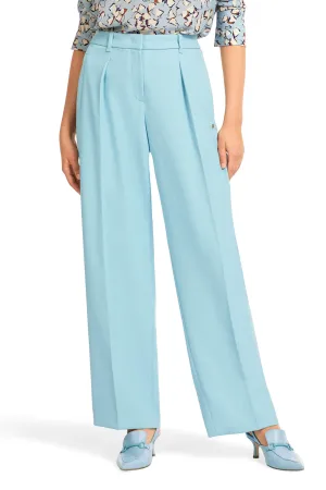 Marc Cain Collection UC 81.15 W03 Atmospheric Blue Wide Leg Trousers