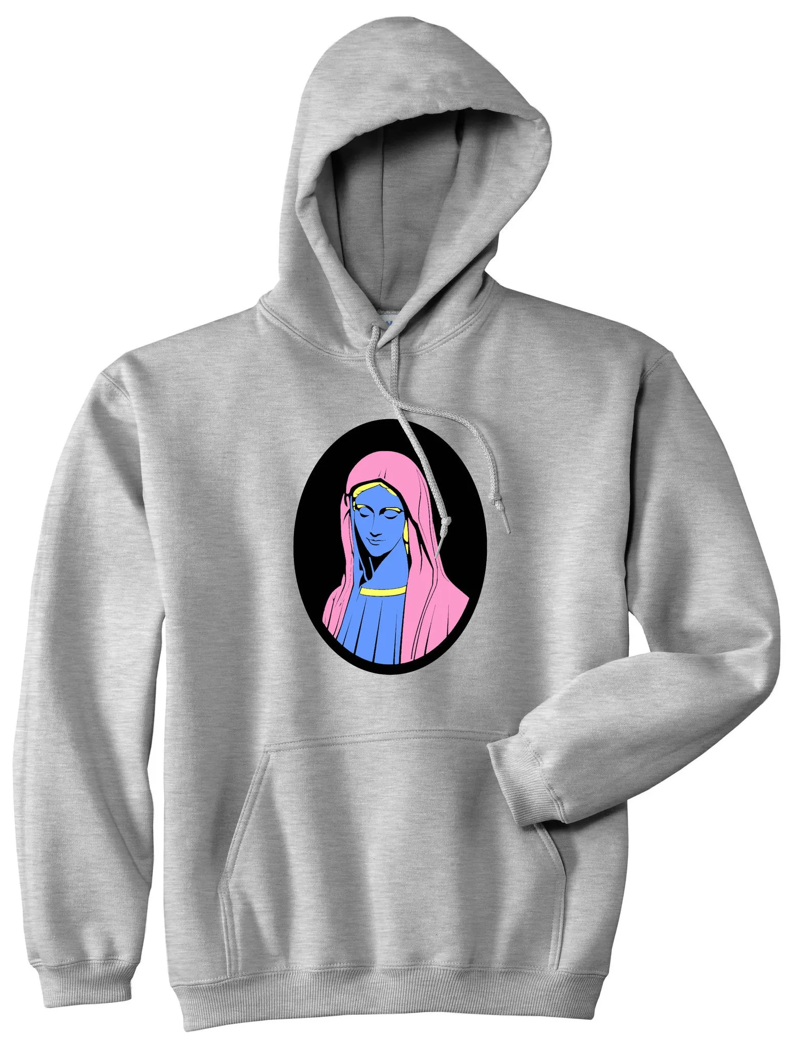 Mary Mother Of Jesus Pink Pullover Hoodie Hoody