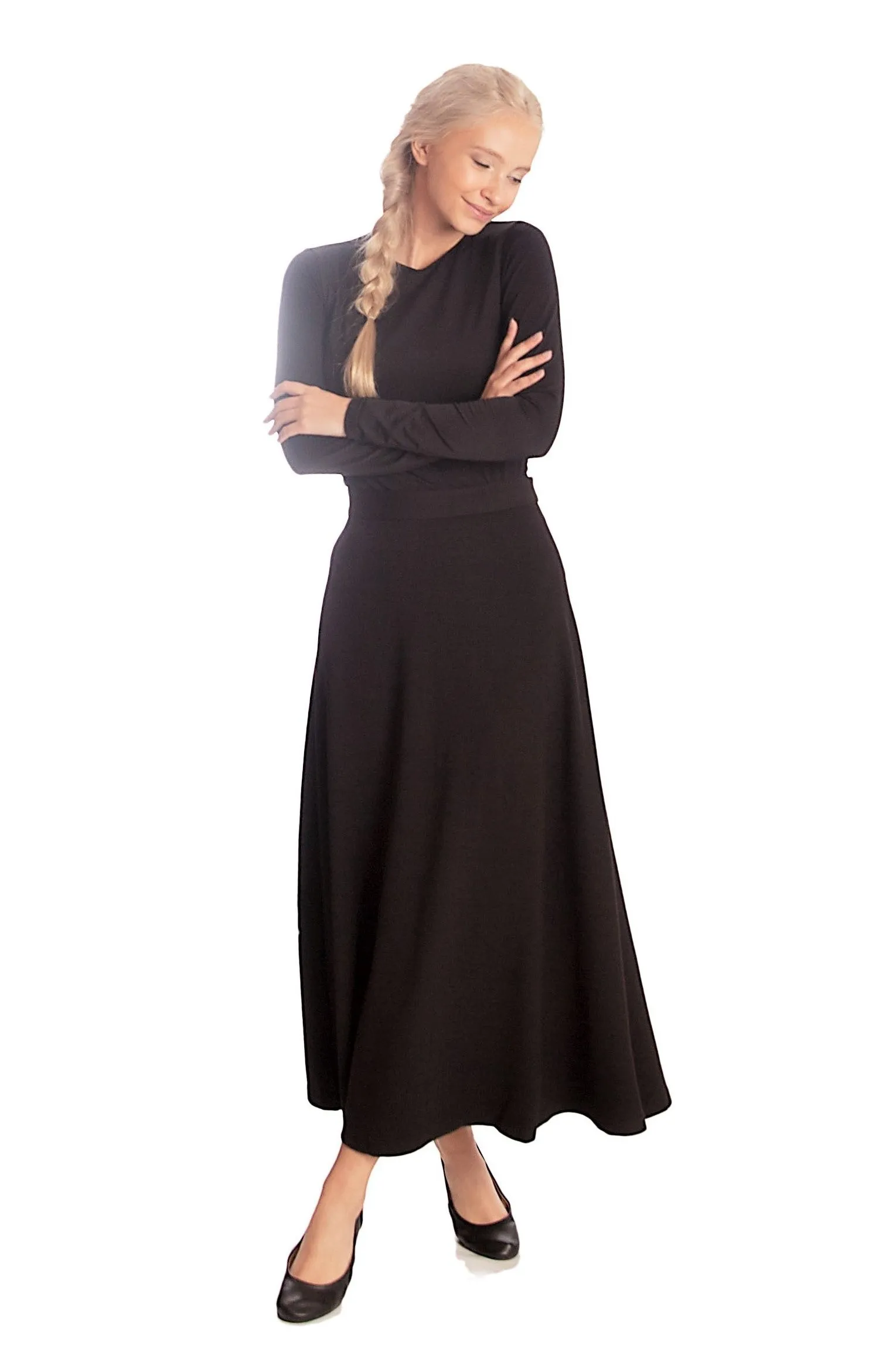 Midi A-Line Skirt