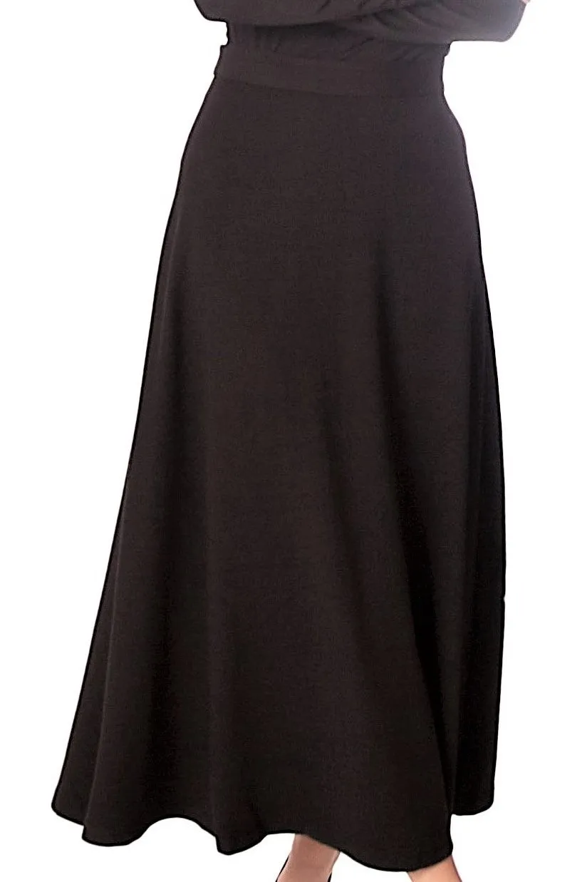 Midi A-Line Skirt