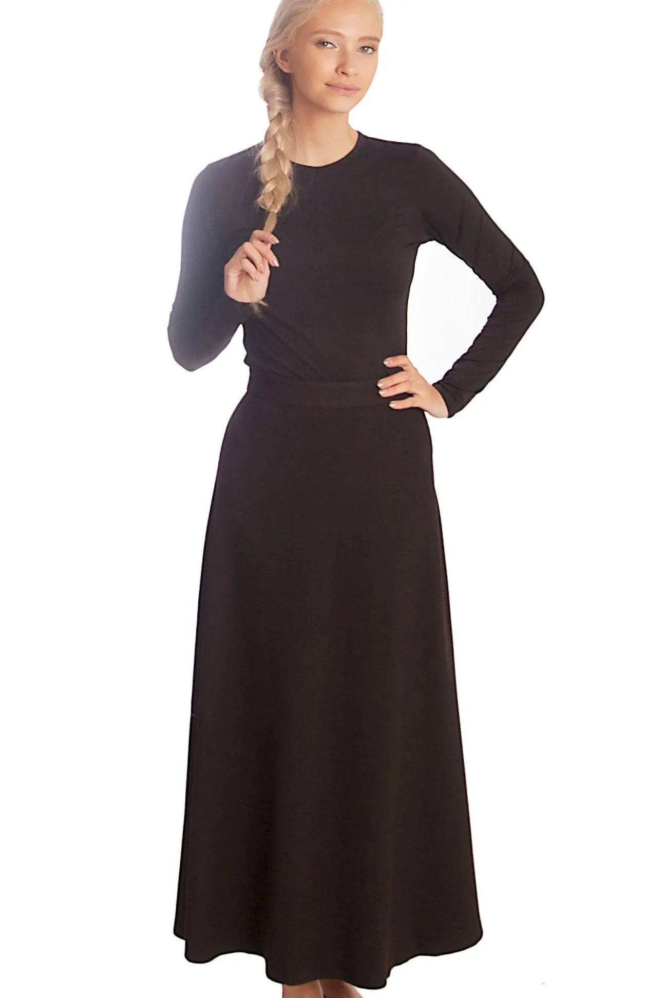 Midi A-Line Skirt