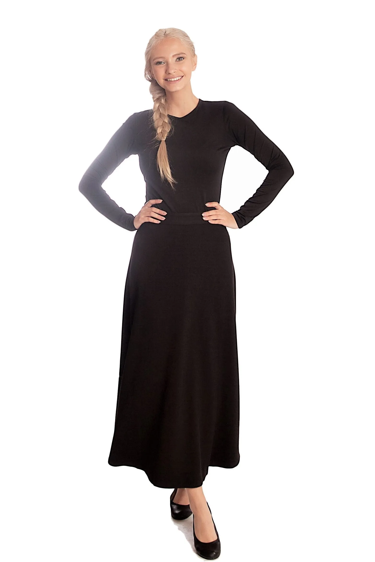 Midi A-Line Skirt
