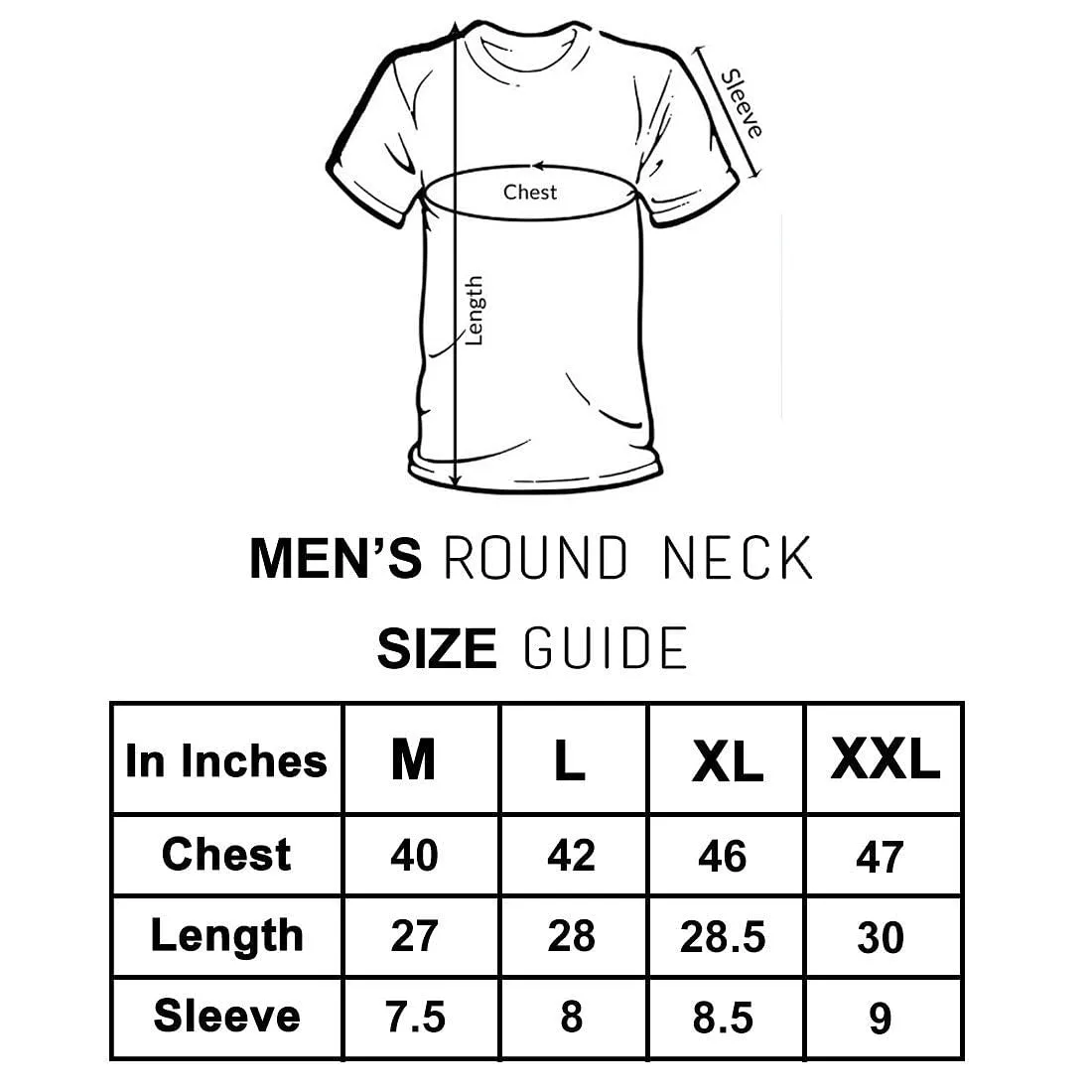 Nutcase Designer Round Neck Men's T-Shirt Wrinkle-Free Poly Cotton Tees - Stay Humble Hard