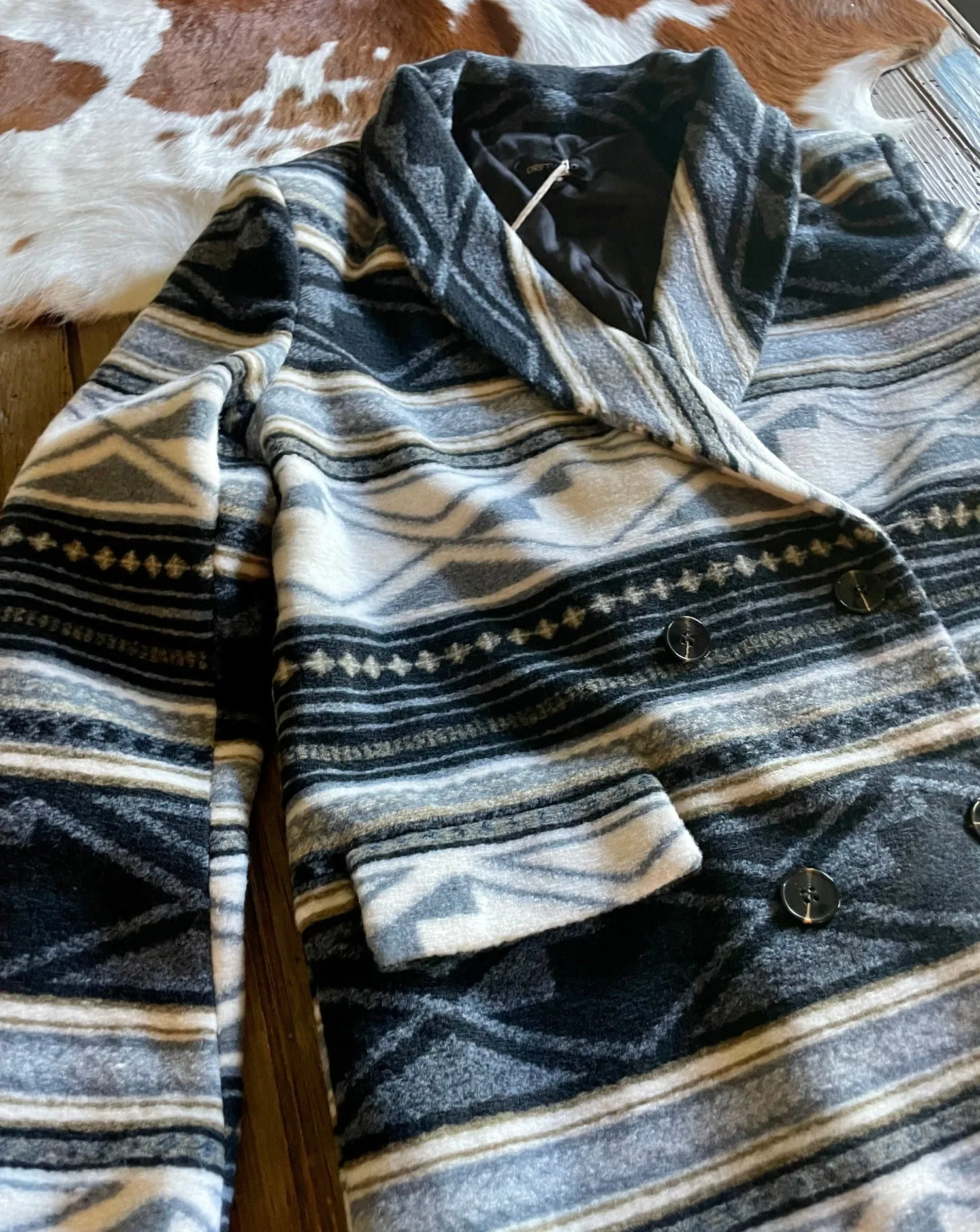 Orovada Double Breasted Coat