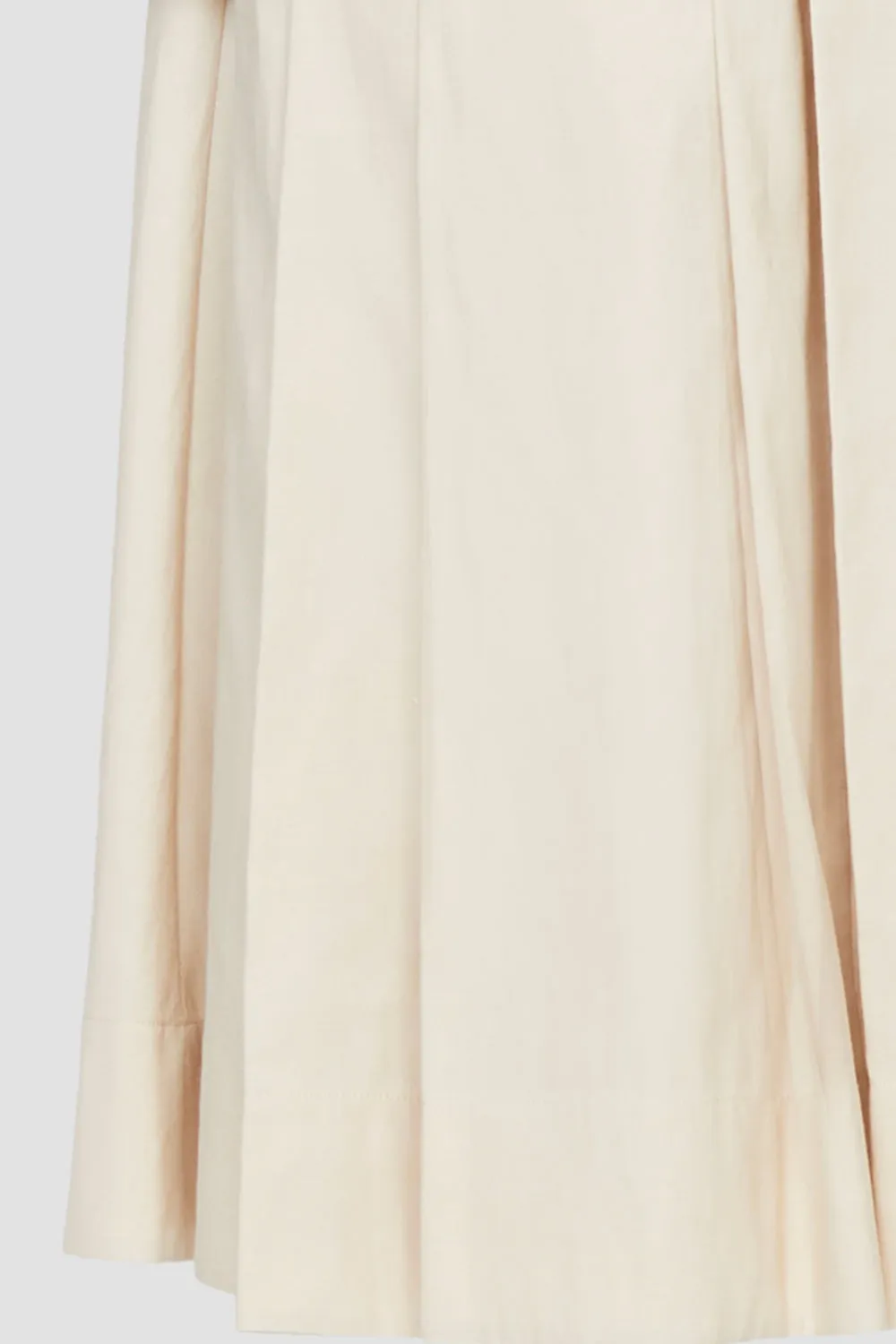 Pleated A-Line Skirt