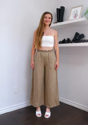 Reformation 100% Linen Wide Leg Pants - XS/S