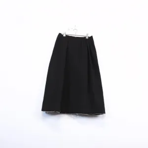 reversible A-line skirt