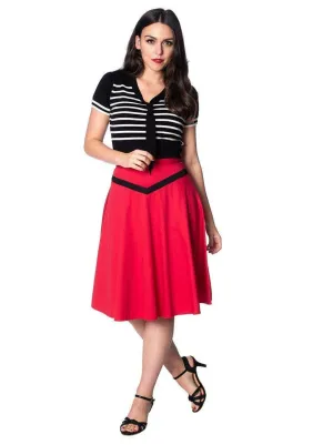 ROCKIN RED Skirt by BANNED UK