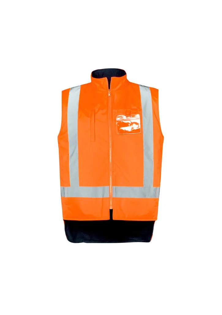 SYZMIK Mens Hi Vis X Back Taped 4 in 1 Waterproof Jacket - ZJ616
