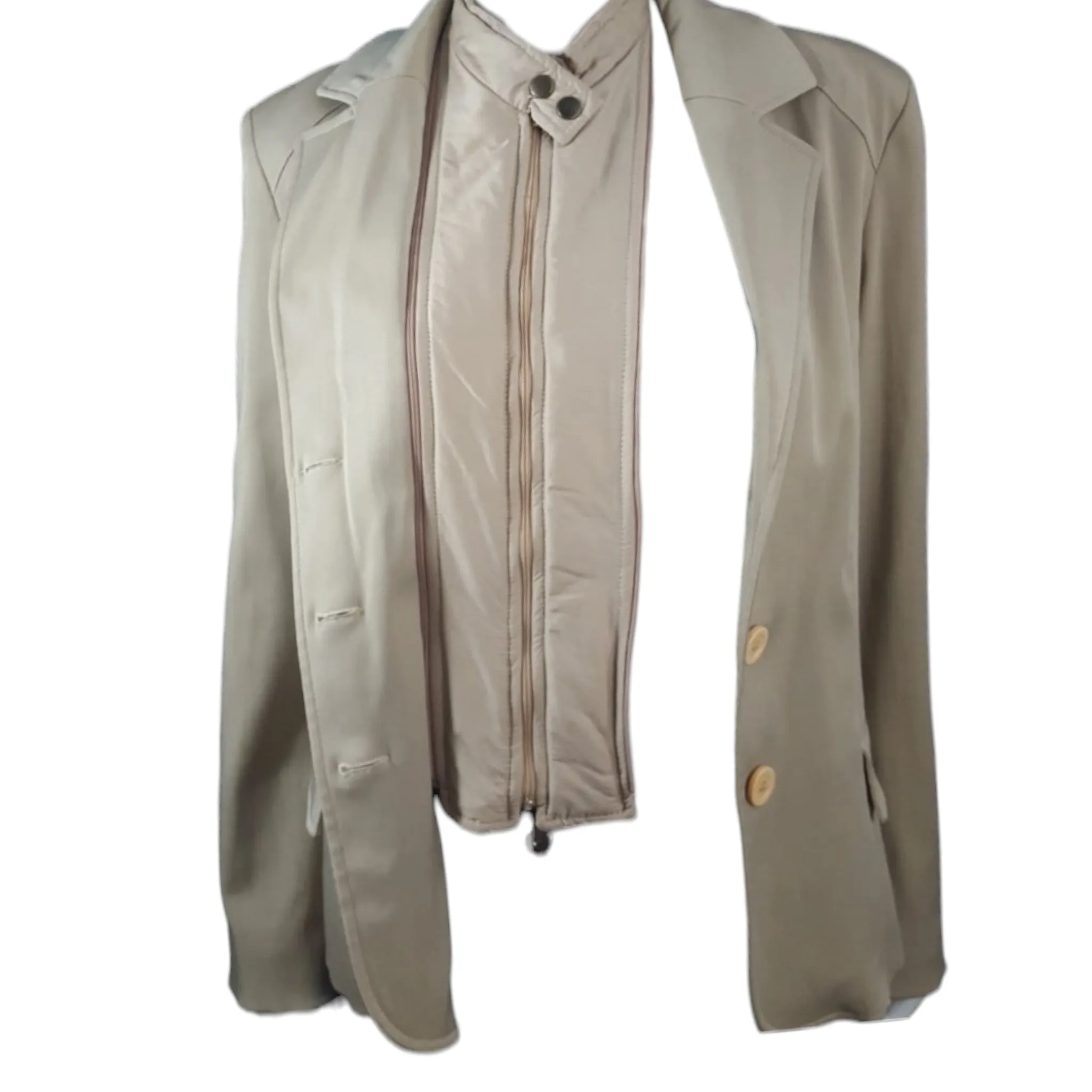 Talco Convertible Zip Blazer Jacket Size 46/M