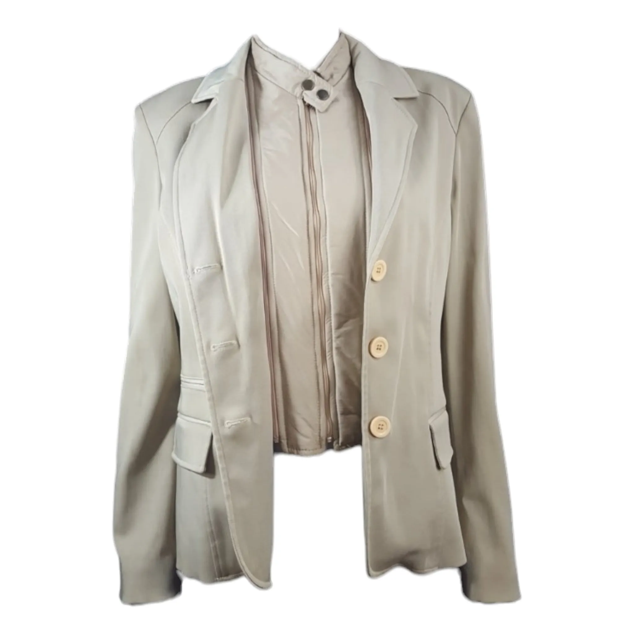 Talco Convertible Zip Blazer Jacket Size 46/M