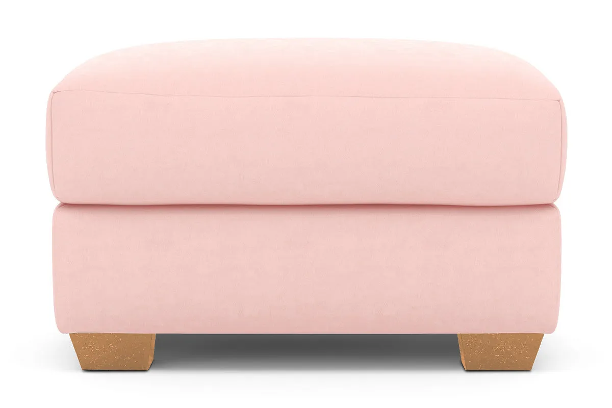 Tuxedo Ottoman :: Leg Finish: Natural / Size: 23x30