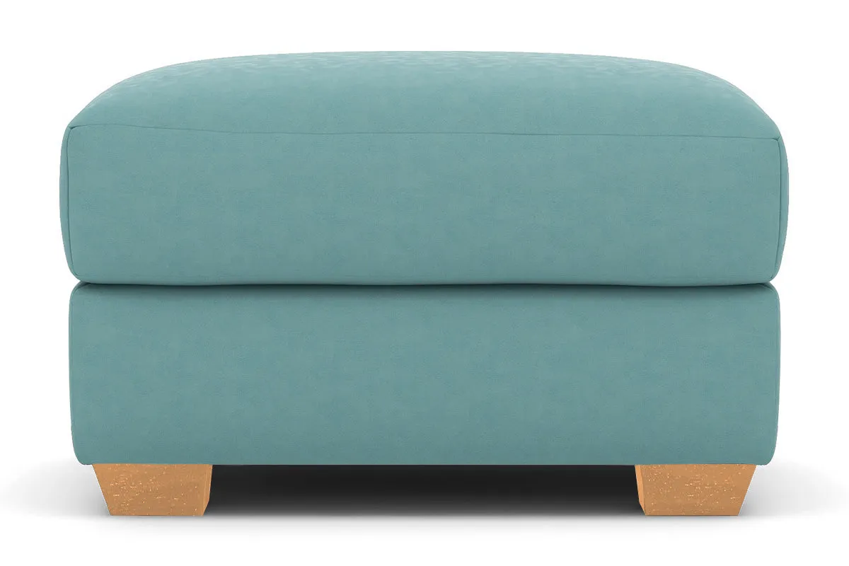 Tuxedo Ottoman :: Leg Finish: Natural / Size: 23x30