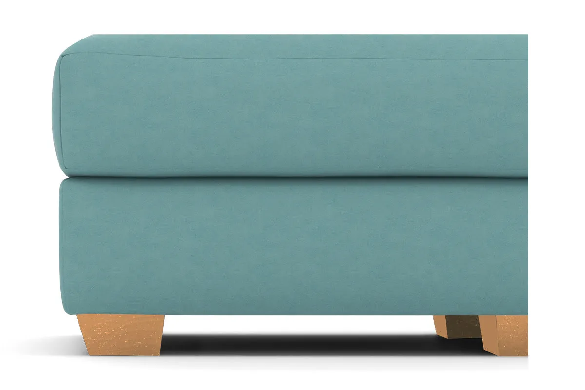 Tuxedo Ottoman :: Leg Finish: Natural / Size: 23x30