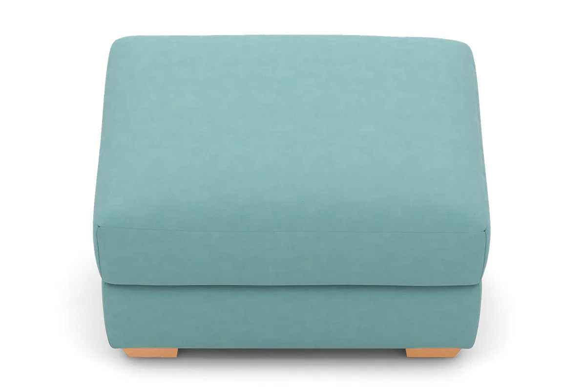 Tuxedo Ottoman :: Leg Finish: Natural / Size: 23x30