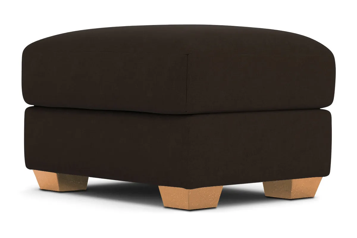 Tuxedo Ottoman :: Leg Finish: Natural / Size: 23x30